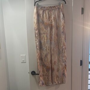 Chic Abstract Print Maxi Skirt